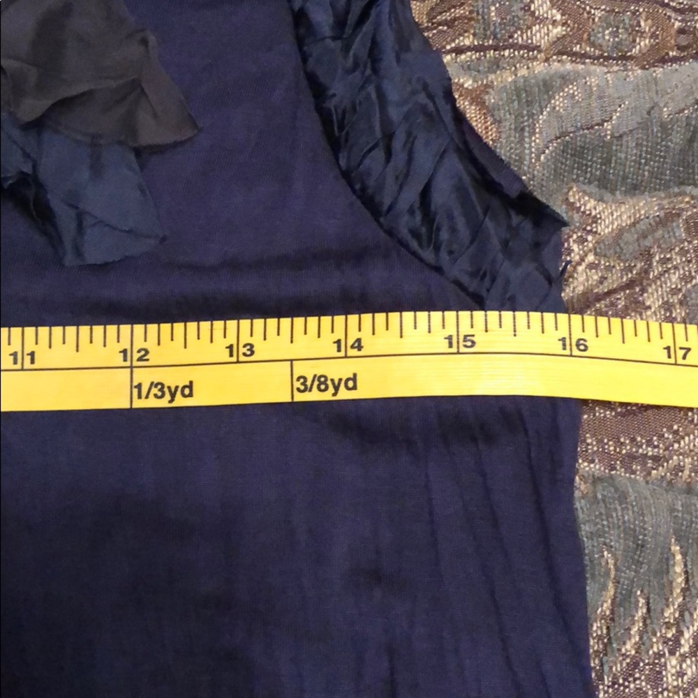 ANTHROPOLOGIE One. September silk top size Large - Picture 5 of 6
